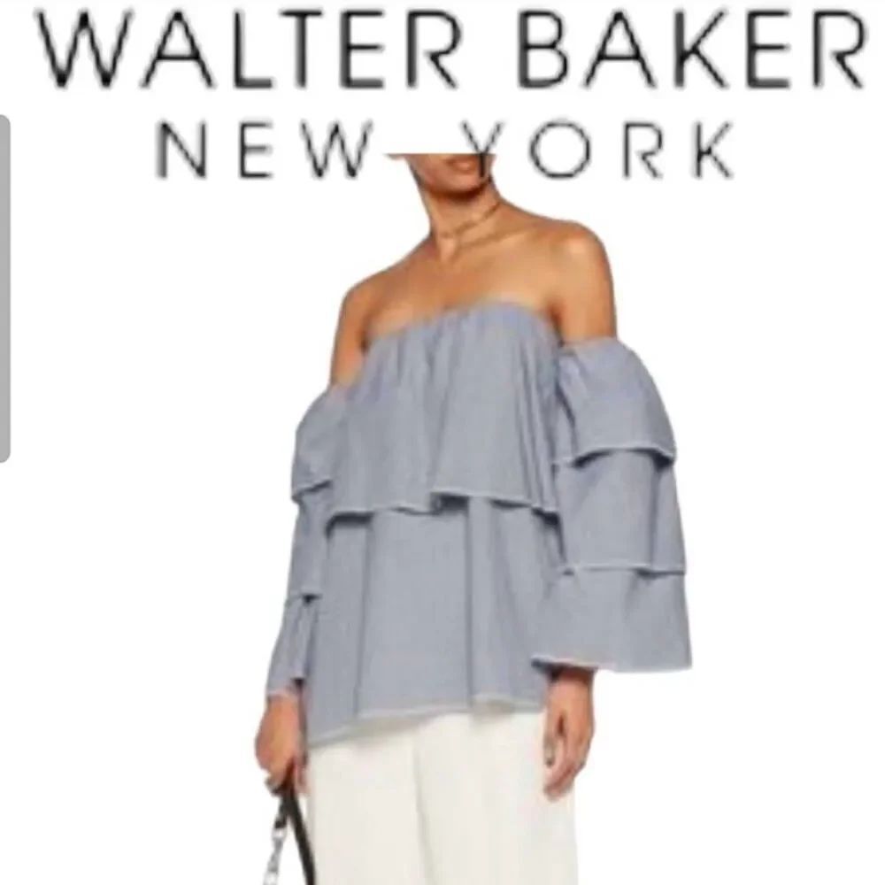 Walter Baker Steph Ruffle Sleeve Blouse